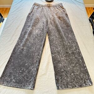 Justify Gray Wide Leg Womens Pants